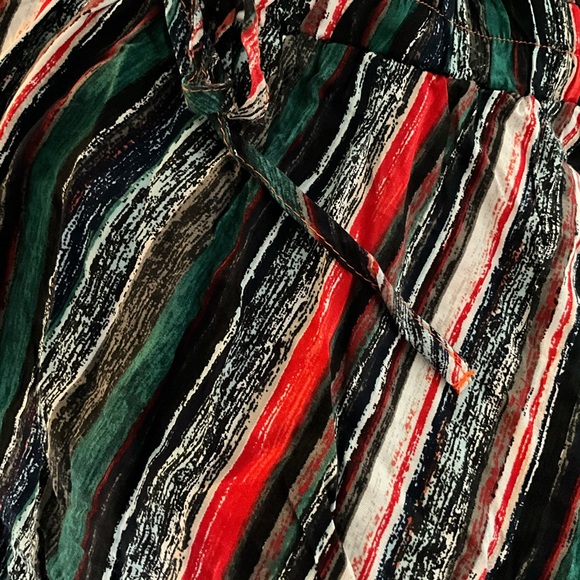 🐝 NWOT Romantic Hut Spaghetti Straps V-Neck Elastic Waist Pleated Sundress XL - Picture 12 of 12